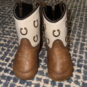 Boot Barn Brown and Tan Cowboy Boots